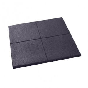 Staltegel rubber zonder drainage 40mm-zwart